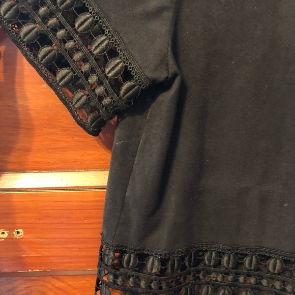 Design Lab Cropped Suede Top - Picture 6 of 7